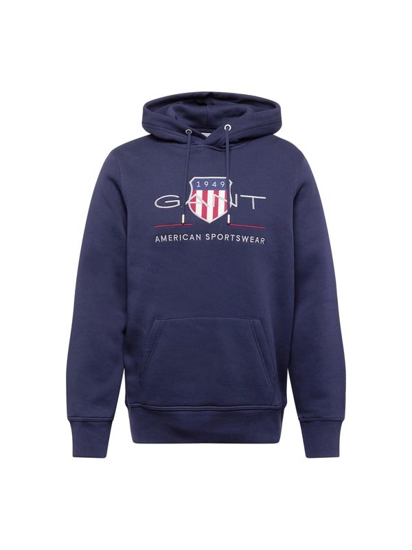 GANT GANT Суичър  морскосиньо / светлосиво / червено / бяло