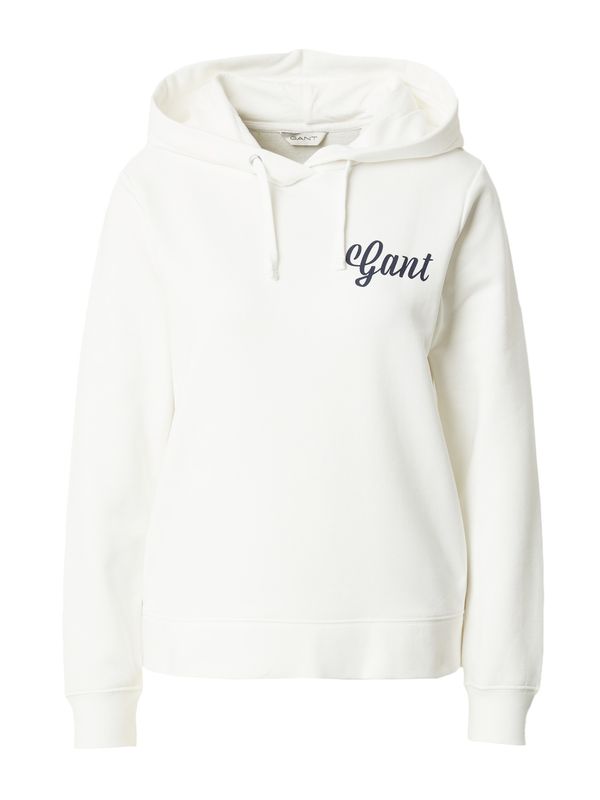 GANT GANT Суичър  нейви синьо / мръсно бяло