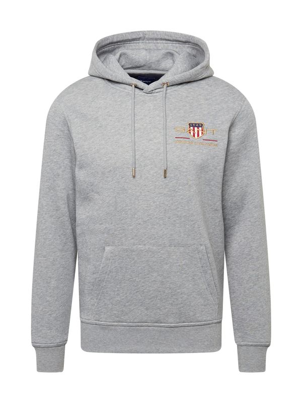 GANT GANT Суичър  нейви синьо / златистожълто / сив меланж / червено