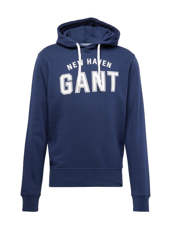 GANT GANT Суичър  нощно синьо / бяло