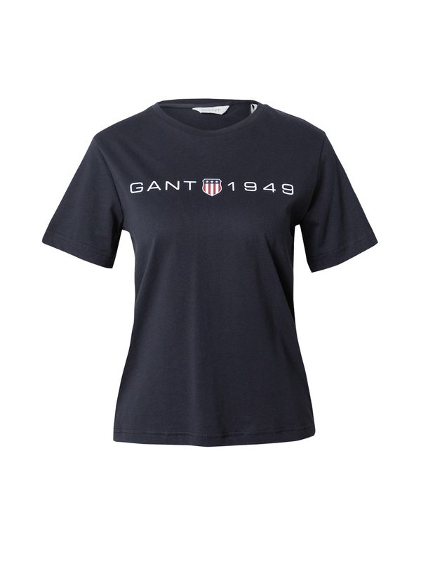 GANT GANT Тениска  червено / черно / бяло