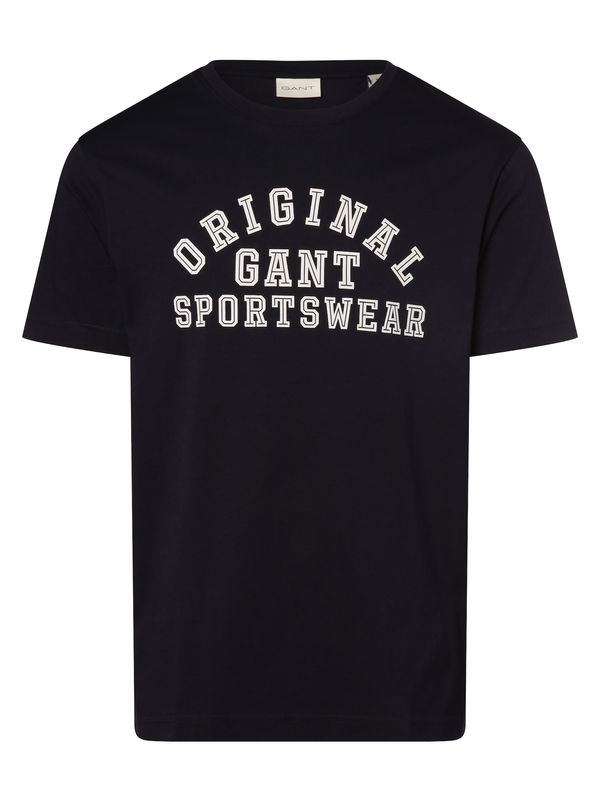 GANT GANT Тениска  морскосиньо / бяло