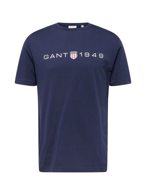GANT GANT Тениска  нейви синьо / червено / бяло
