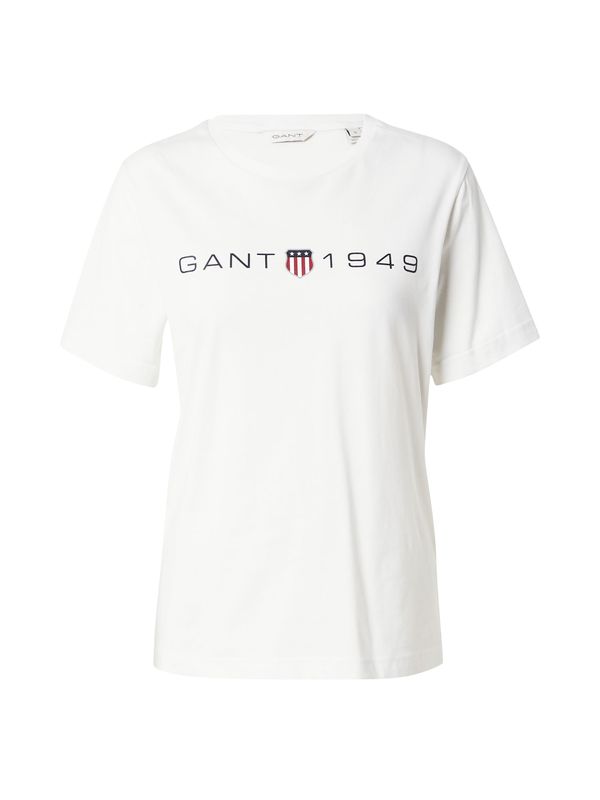 GANT GANT Тениска  нейви синьо / светлосиво / червено / бяло