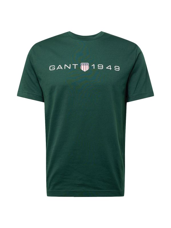 GANT GANT Тениска  нейви синьо / тъмнозелено / червено / бяло