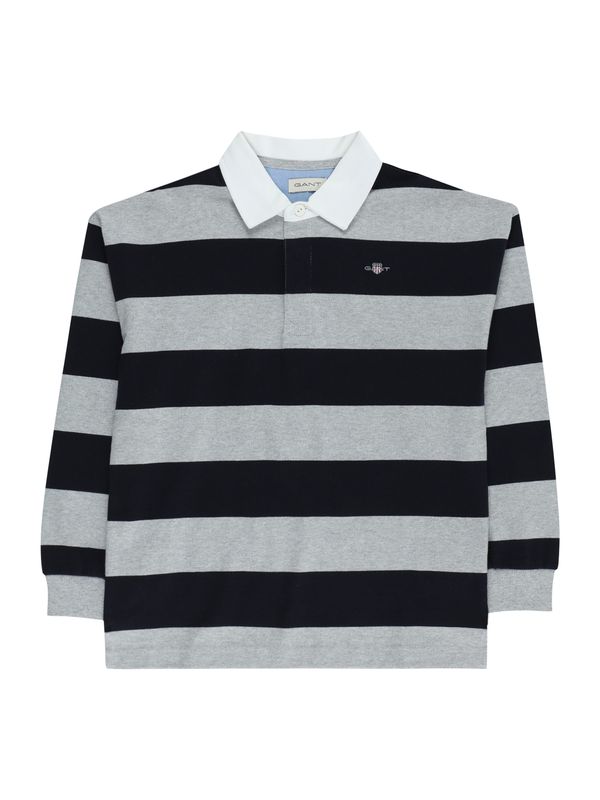 GANT GANT Тениска  нощно синьо / сив меланж