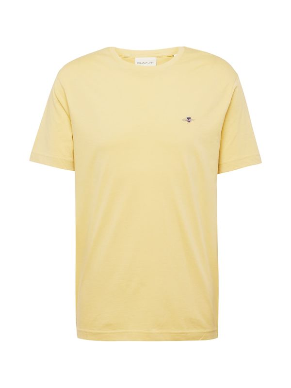 GANT GANT Тениска  пастелно жълто
