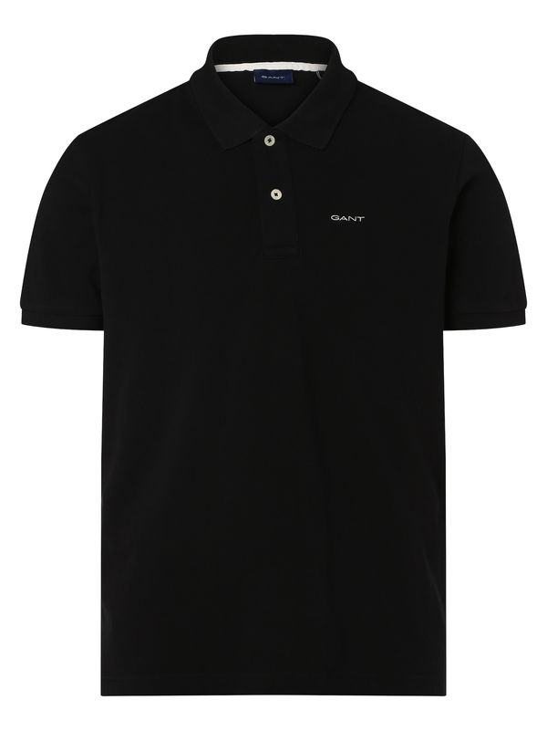 GANT GANT Тениска  сиво / черно