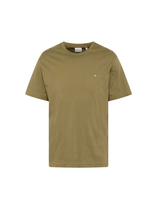 GANT GANT Тениска  сиво / маслина / тъмночервено / бяло