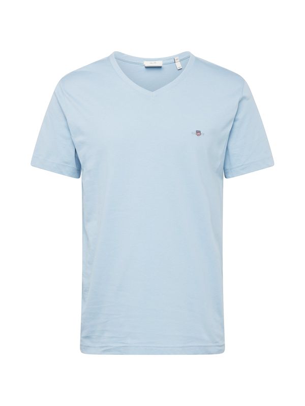 GANT GANT Тениска  светлосиньо / тъмносиньо / сиво / червено