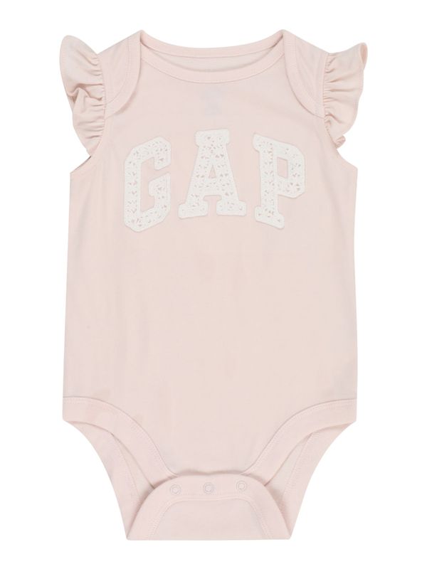 GAP GAP Бебешки гащеризони/боди  пастелно розово / бяло