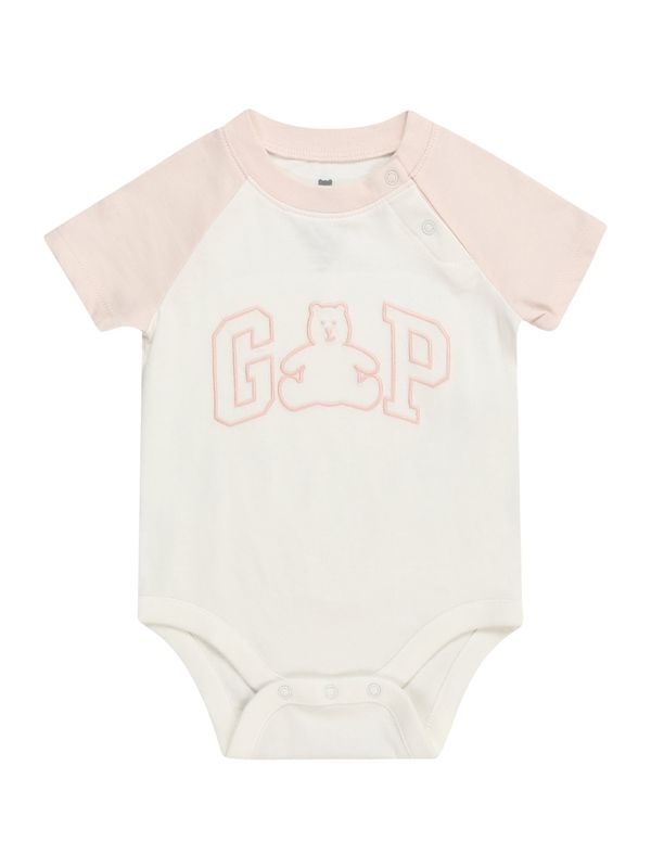 GAP GAP Бебешки гащеризони/боди  розе / бяло