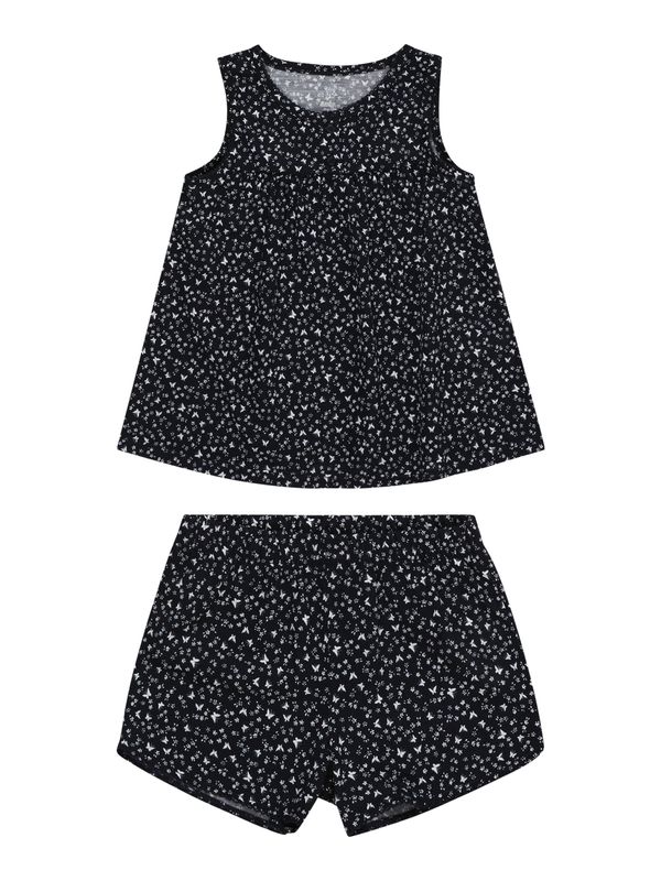 GAP GAP Комплект пижама  черно / бяло