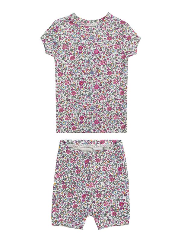 GAP GAP Комплект пижама  слонова кост / опушено синьо / тъмнозелено / фуксия