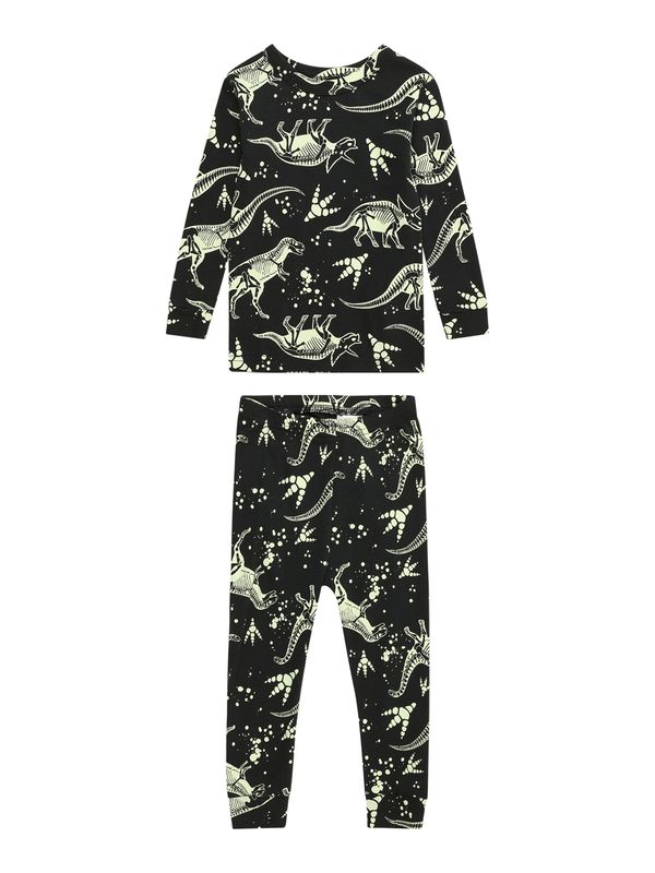 GAP GAP Комплект пижама  светложълто / черно