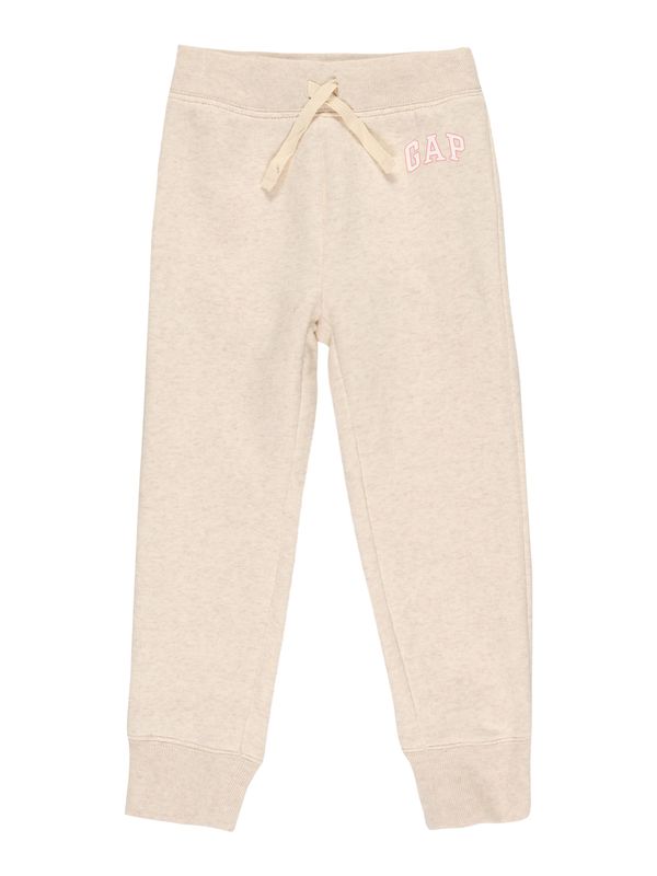 GAP GAP Панталон  бежово / сиво-бежово