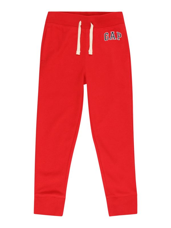 GAP GAP Панталон  червено / черно / бяло