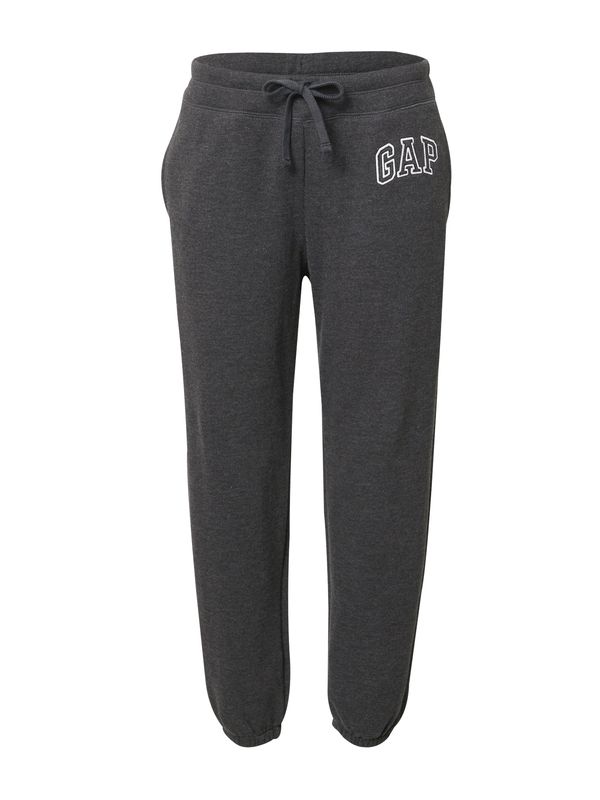 GAP GAP Панталон 'HERITAGE'  тъмносиво / бяло