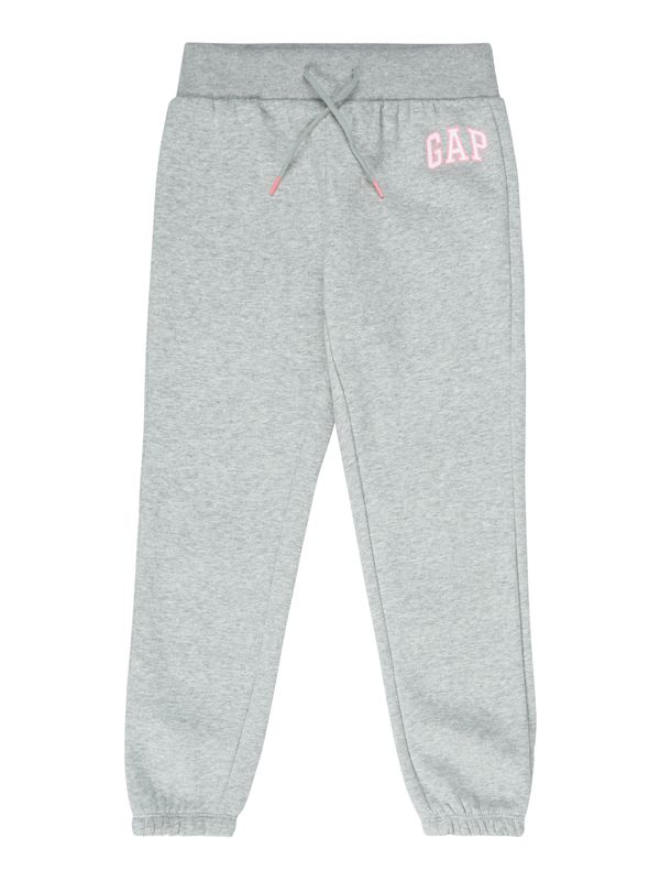 GAP GAP Панталон  сив меланж / светлорозово / бяло