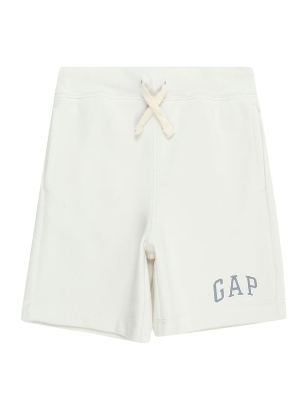 GAP GAP Панталон  сиво / бяло