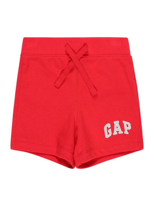 GAP GAP Панталон  сиво / червено / бяло