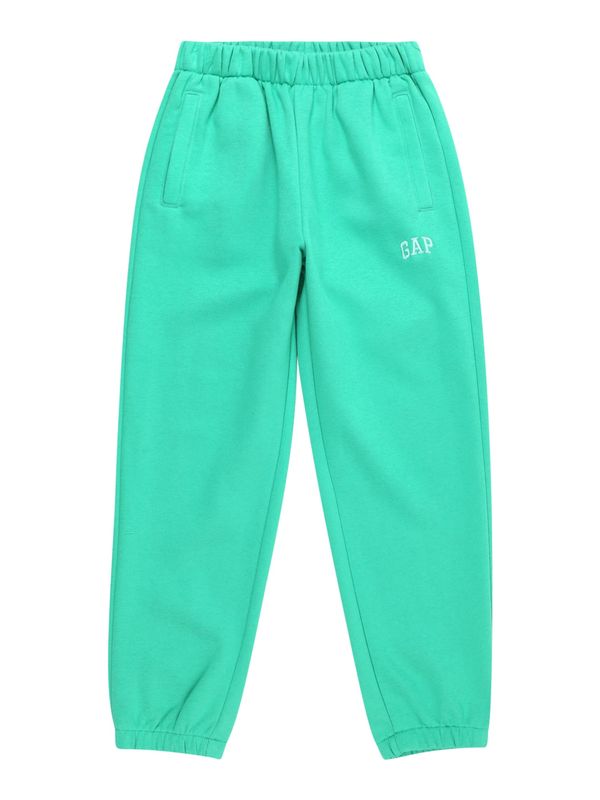 GAP GAP Панталон  тюркоазен / бяло