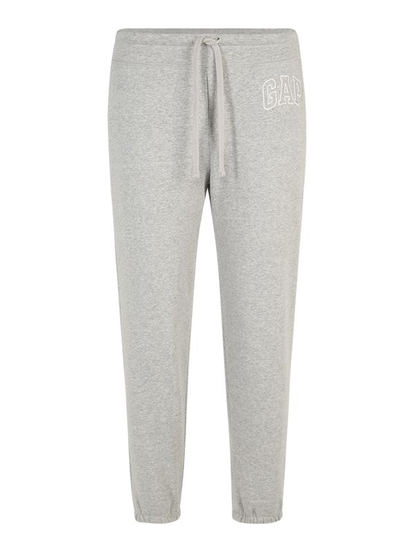 Gap Petite Gap Petite Панталон 'HERITAGE'  сив меланж / бяло