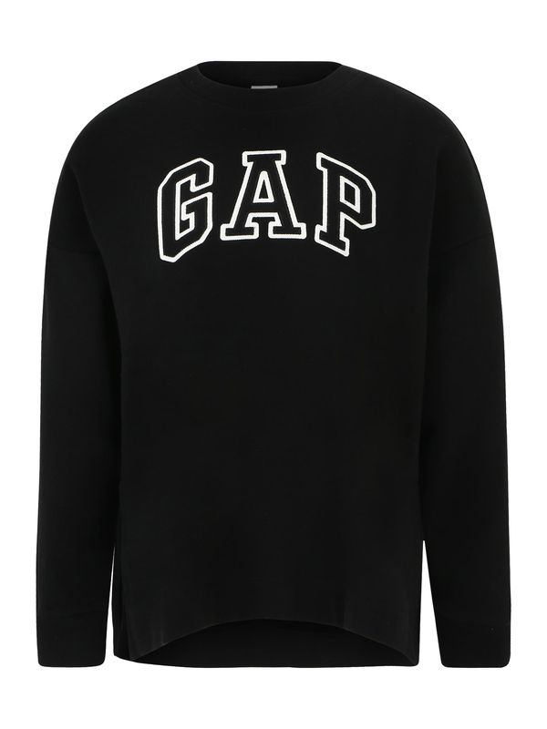 Gap Petite Gap Petite Суичър  черно / мръсно бяло