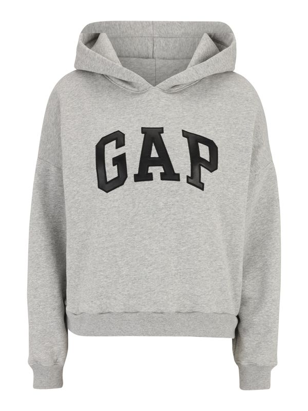 Gap Petite Gap Petite Суичър  сив меланж / черно