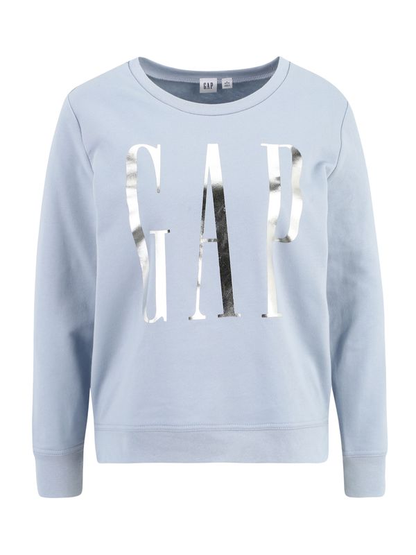 Gap Petite Gap Petite Суичър  светлосиньо / сребърно