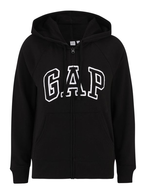 Gap Petite Gap Petite Суичъри с качулка 'HERITAGE'  черно / бяло