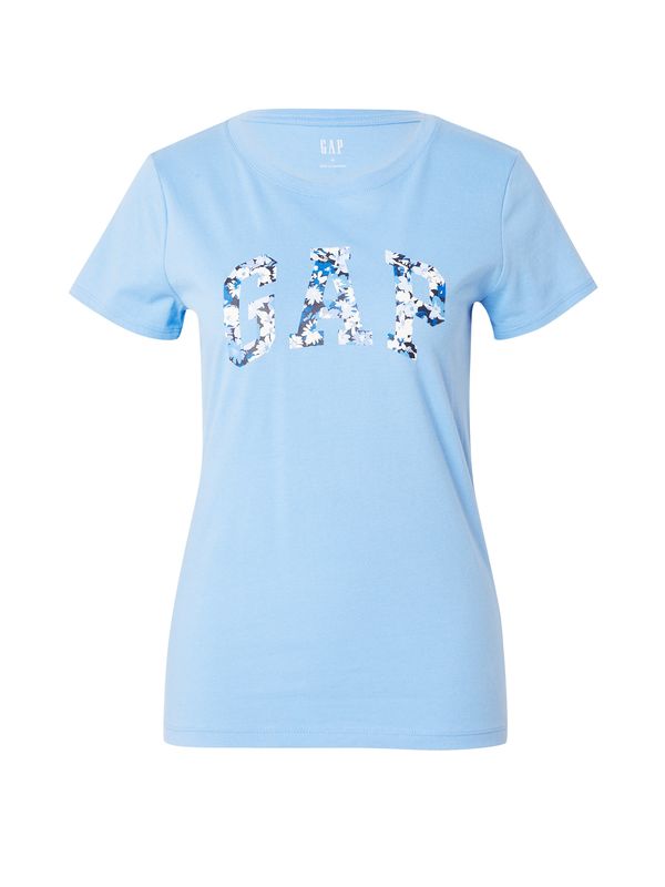 Gap Petite Gap Petite Тениска 'Classic'  синя тинтява / небесносиньо / тъмносиньо / бяло