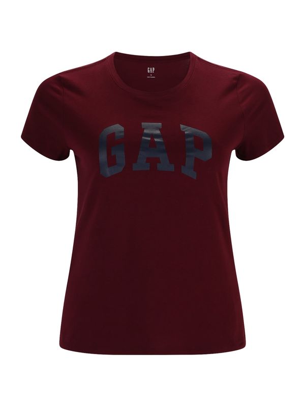 Gap Petite Gap Petite Тениска  сиво / винено червено