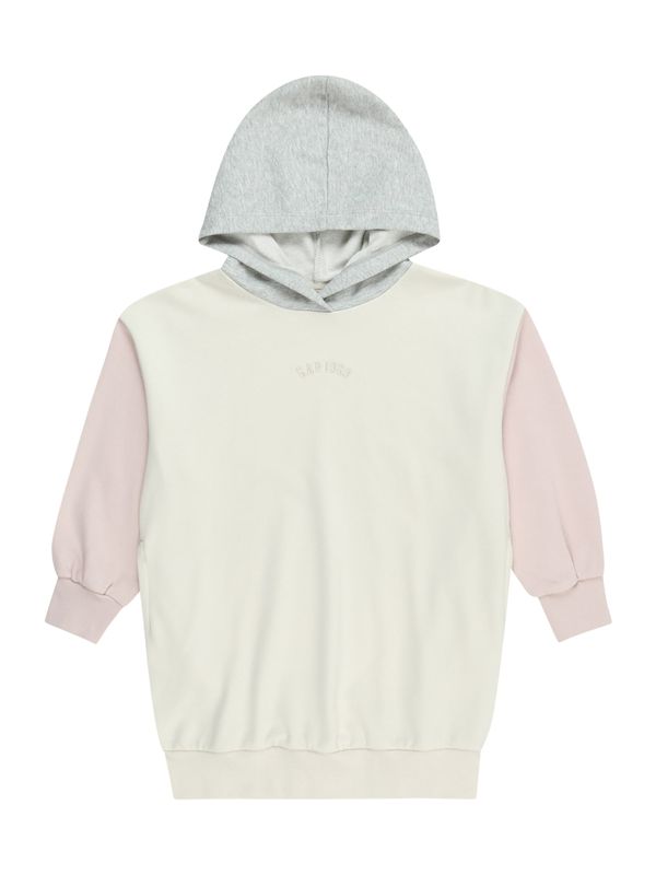 GAP GAP Рокля  бежово / сив меланж / бледорозово