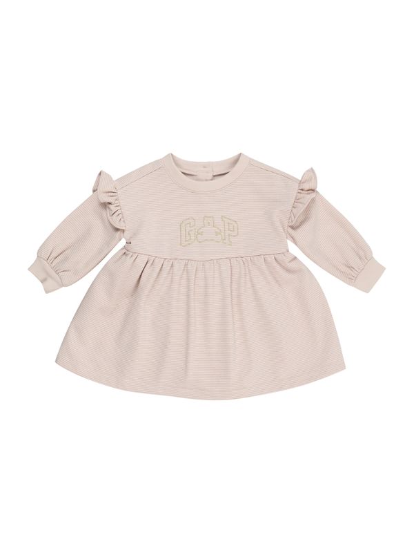 GAP GAP Рокля  бежово / злато / розе