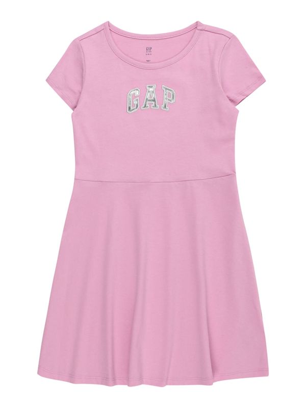 GAP GAP Рокля  бледорозово / сребърно / бяло