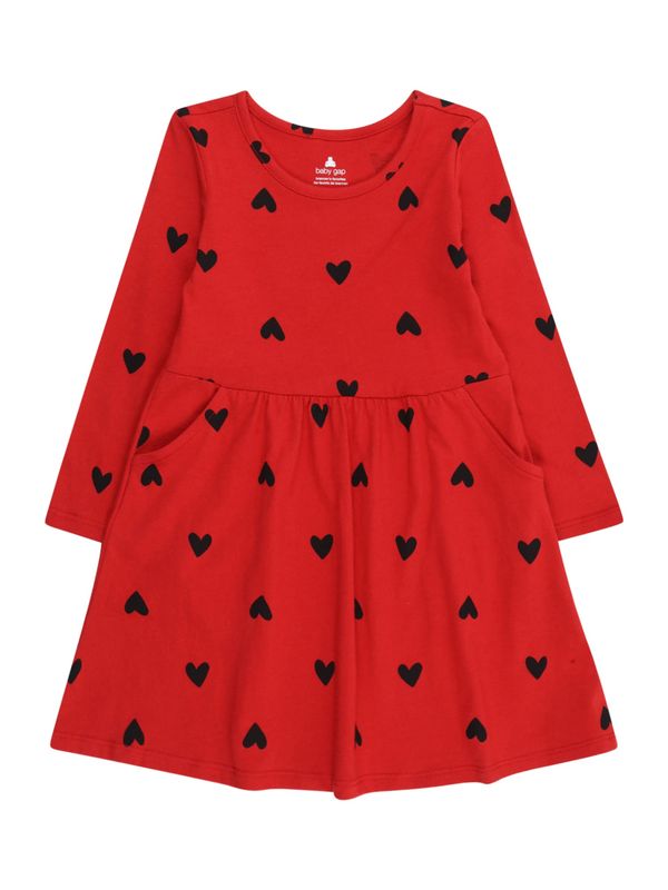 GAP GAP Рокля  червено / черно