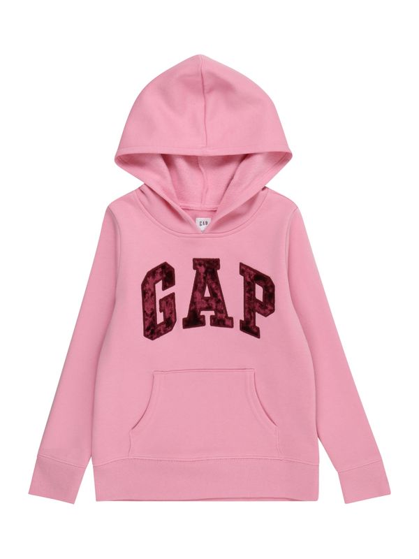 GAP GAP Суичър  бледорозово / бургундово червено / черно