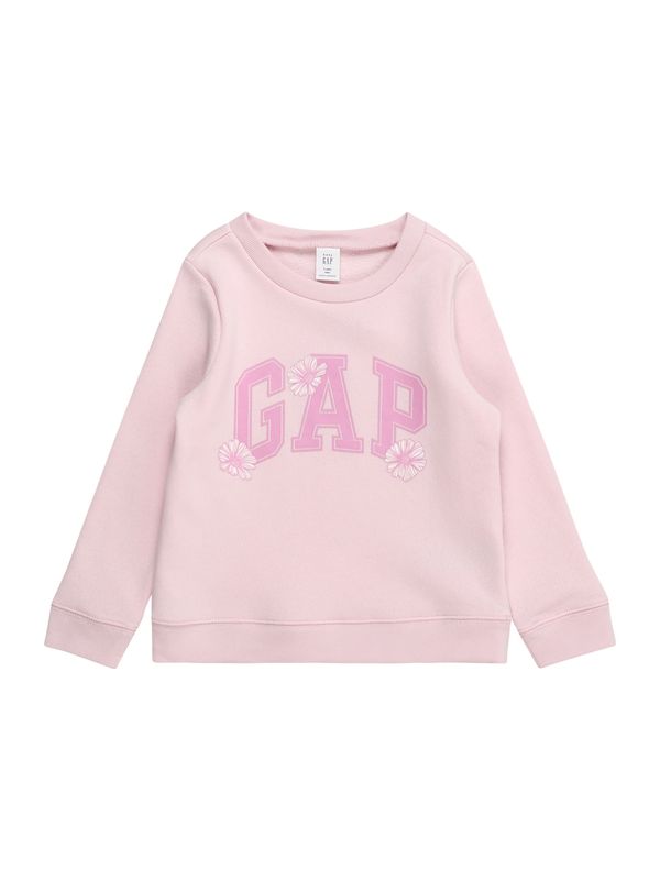 GAP GAP Суичър  бледорозово / бяло