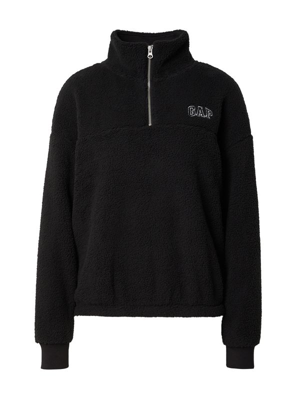GAP GAP Суичър  черно / бяло