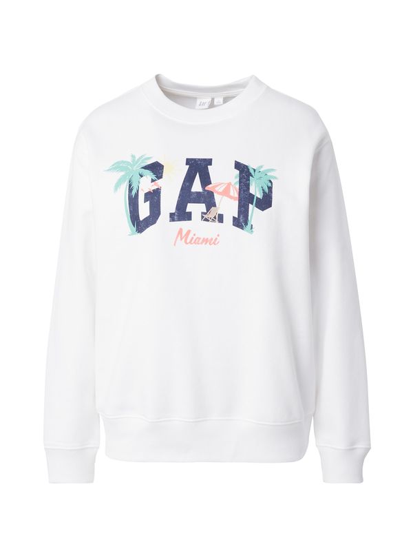 GAP GAP Суичър 'CITY'  нейви синьо / тюркоазен / оранжево / бяло