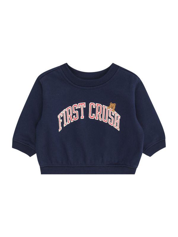 GAP GAP Суичър  цвят "пясък" / нейви синьо / червено / бяло