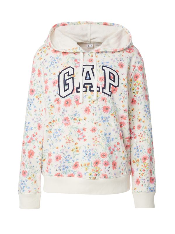 GAP GAP Суичър 'HERITAGE'  кремаво / светлосиньо / светложълто / светлочервено