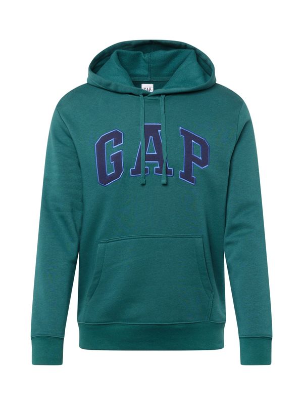 GAP GAP Суичър 'HERITAGE'  нейви синьо / смарагдово зелено