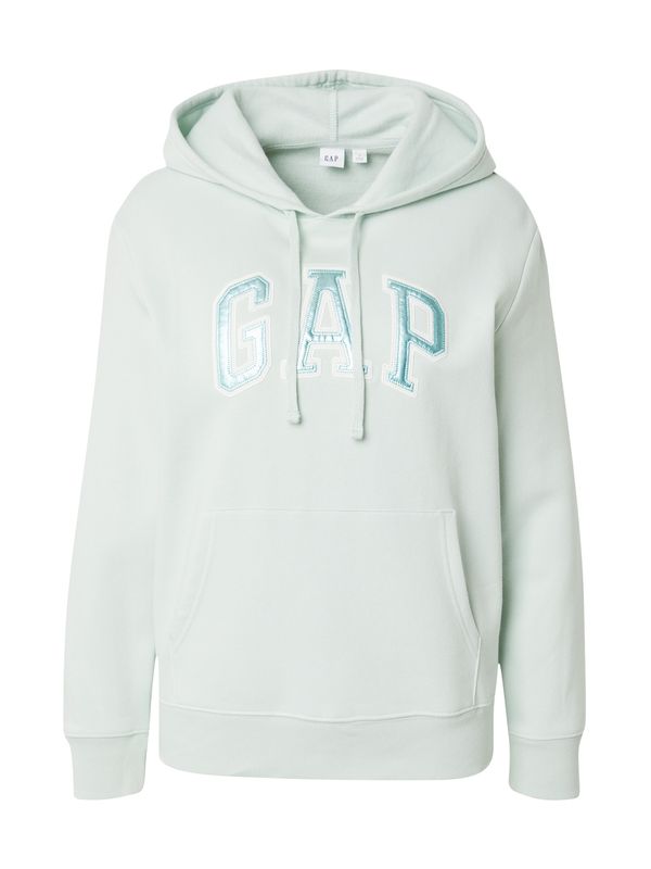 GAP GAP Суичър 'HERITAGE'  пастелно зелено / бяло