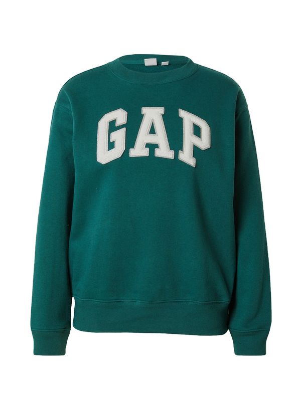 GAP GAP Суичър 'HERITAGE'  петрол / бяло