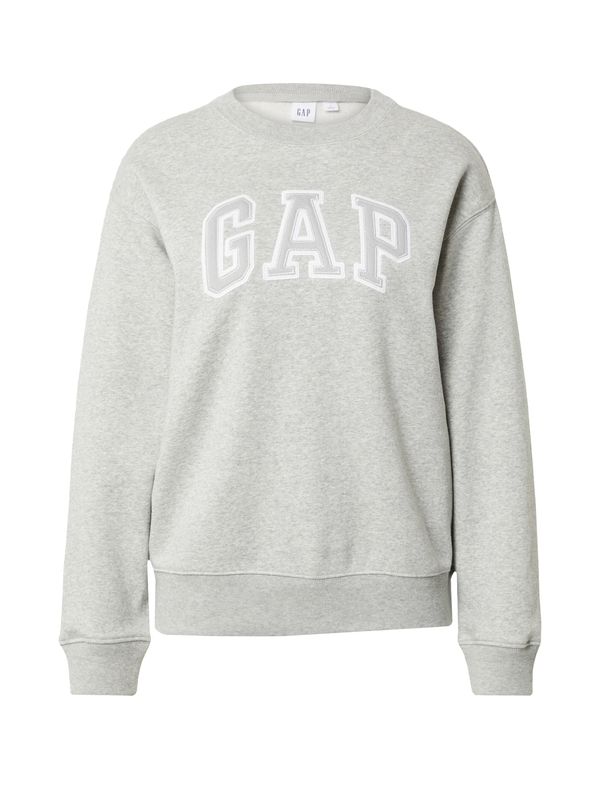 GAP GAP Суичър 'HERITAGE'  сиво / бяло