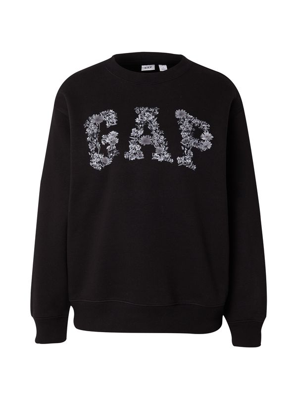 GAP GAP Суичър 'HERITAGE'  сиво / светлосиво / черно