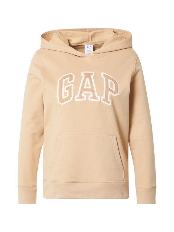 GAP GAP Суичър  капучино / бяло