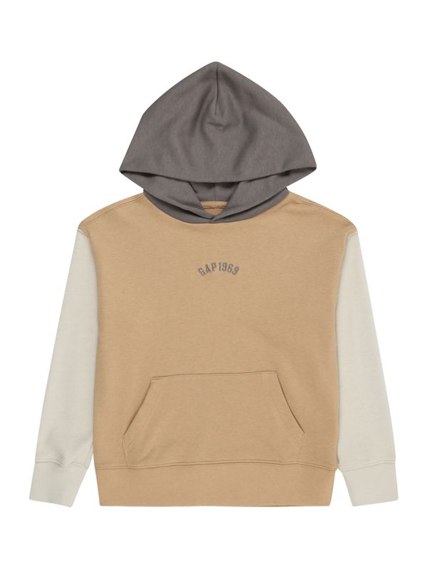 GAP GAP Суичър  кремаво / светлокафяво / тъмносиво